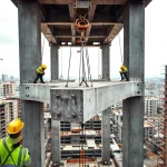 Фото по теме: Особенности монтажа железобетонных балок перекрытий