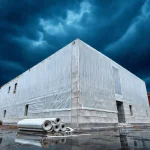 Фото по теме: Как защитить газобетонные стены от атмосферных осадков до отделки