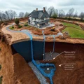 Фото по теме: Как сделать дренаж участка с глинистым водоупорным грунтом