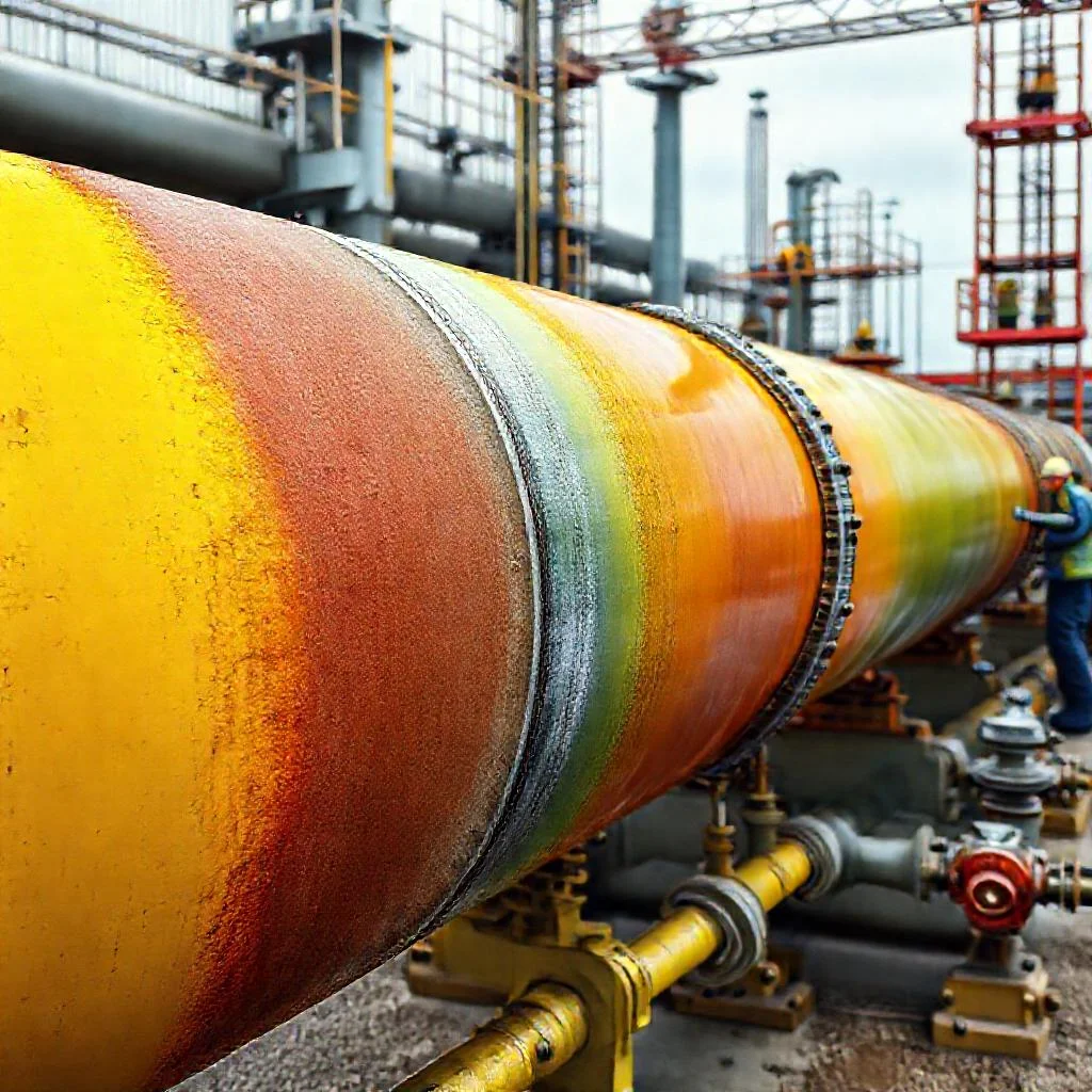 Фото по теме: Особенности покраски и антикоррозийной обработки газовых труб
